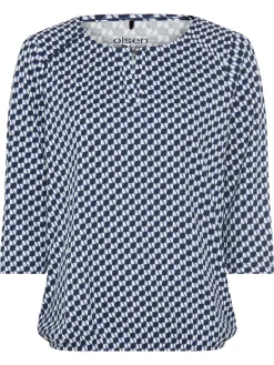 Damen Olsen Langarmshirt
