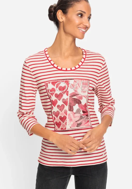 Damen Olsen Langarmshirt
