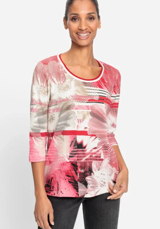 Damen Olsen Langarmshirt