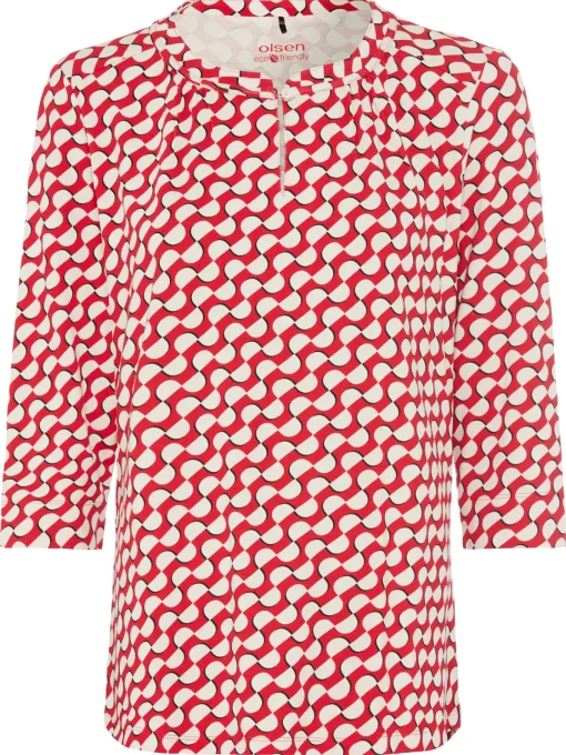 Damen Olsen Langarmshirt
