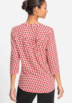 Damen Olsen Langarmshirt