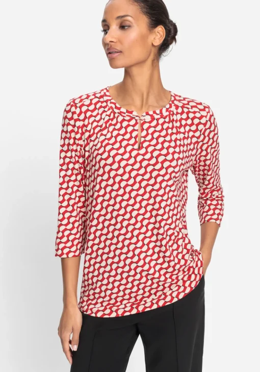 Damen Olsen Langarmshirt