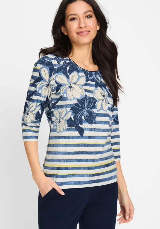Damen Olsen Langarmshirt