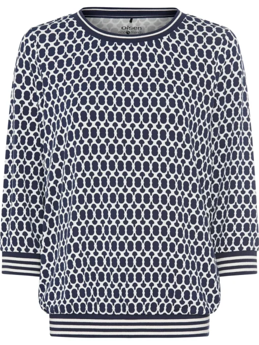 Damen Olsen Langarmshirt