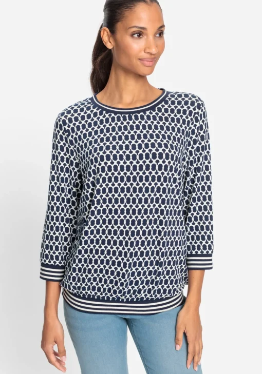 Damen Olsen Langarmshirt