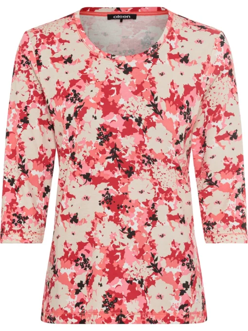 Damen Olsen Langarmshirt