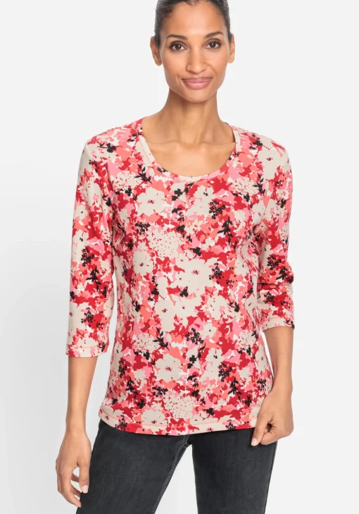 Damen Olsen Langarmshirt