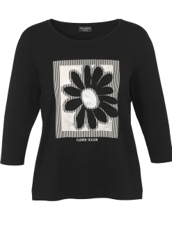 Damen Via Appia Due Langarmshirt mit Rundhals