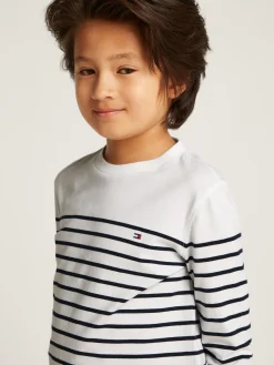 Kinder Tommy Hilfiger Langarmshirt mit Streifen