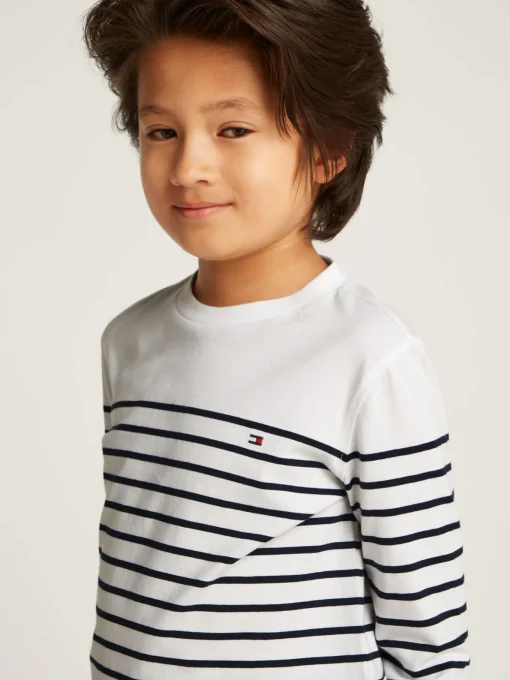 Kinder Tommy Hilfiger Langarmshirt mit Streifen
