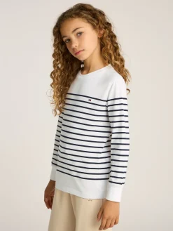Kinder Tommy Hilfiger Langarmshirt mit Streifen