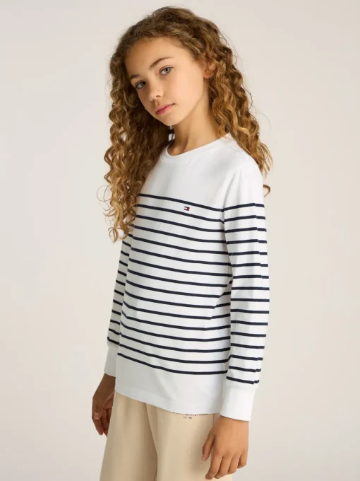 Kinder Tommy Hilfiger Langarmshirt mit Streifen