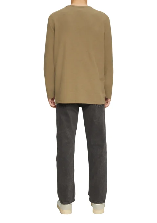 Herren s.Oliver Langarmshirt mit Waffelstruktur