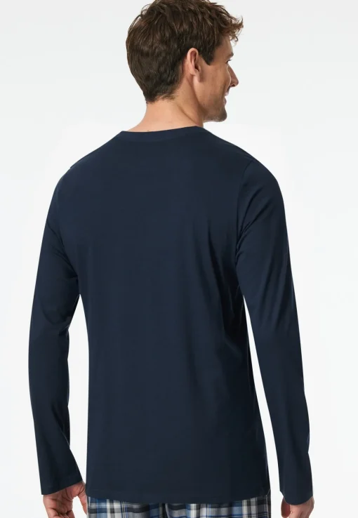 Herren Schiesser Langarmshirt Rundhals