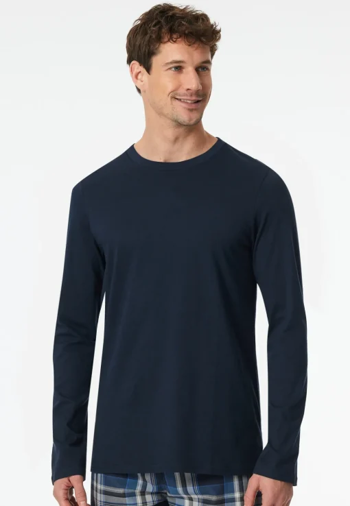 Herren Schiesser Langarmshirt Rundhals