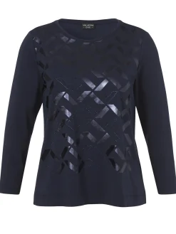 Damen Via Appia Due Langarmshirt Rundhals