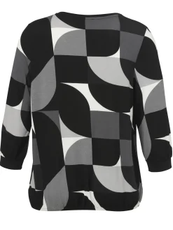 Damen Via Appia Due Langarmshirt Rundhals