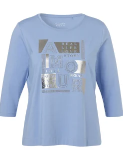 Damen Via Appia Due Langarmshirt Rundhals