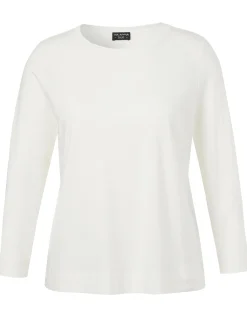 Damen Via Appia Due Langarmshirt U-Boot-Ausschnitt