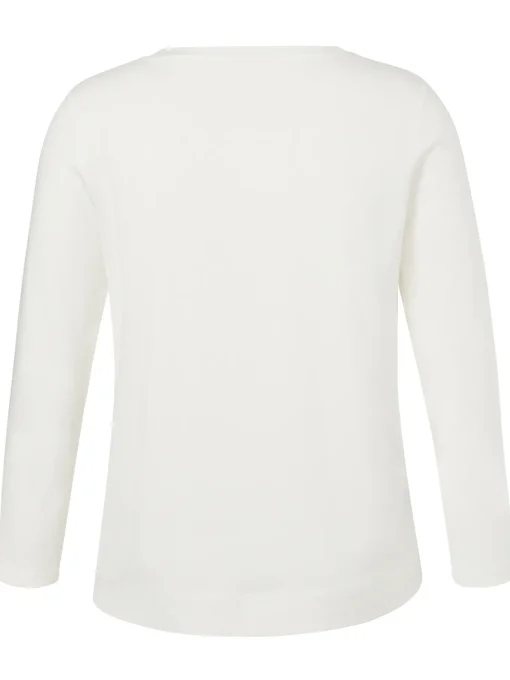 Damen Via Appia Due Langarmshirt U-Boot-Ausschnitt