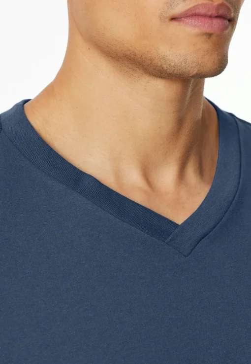 Herren Schiesser Langarmshirt V-Ausschnitt
