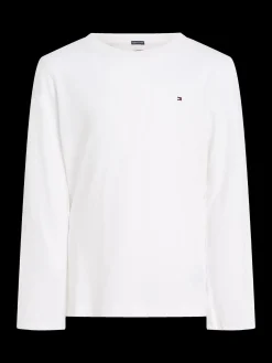 Kinder Tommy Hilfiger Langarm-T-Shirt aus Bio-Baumwolle