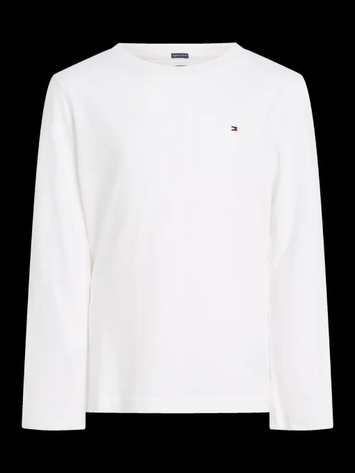 Kinder Tommy Hilfiger Langarm-T-Shirt aus Bio-Baumwolle