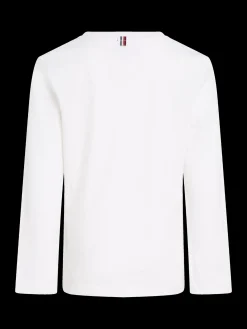 Kinder Tommy Hilfiger Langarm-T-Shirt aus Bio-Baumwolle