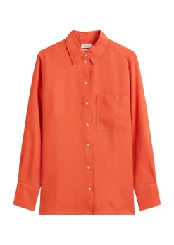 Damen Marc O´Polo Lange Leinenbluse relaxed