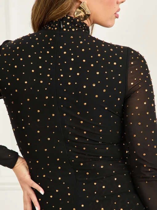 Damen Marciano by Guess Langes Strass-Kleid