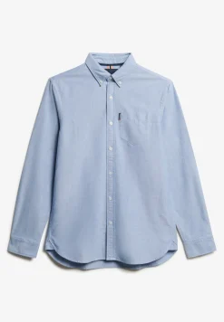 Herren Superdry Langärmeliges Essentials Oxfordhemd