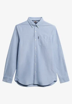 Herren Superdry Langärmeliges Essentials Oxfordhemd