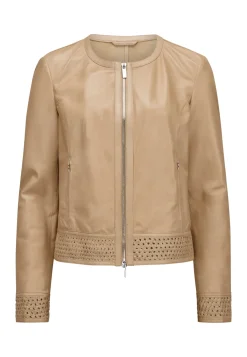 Damen Milestone Lederjacke