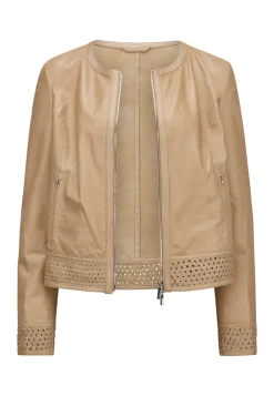 Damen Milestone Lederjacke