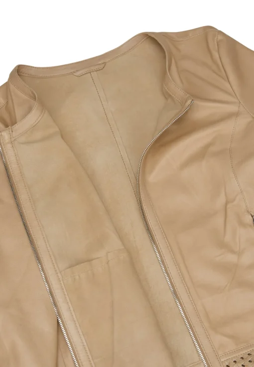 Damen Milestone Lederjacke
