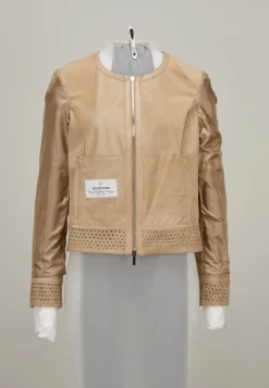 Damen Milestone Lederjacke