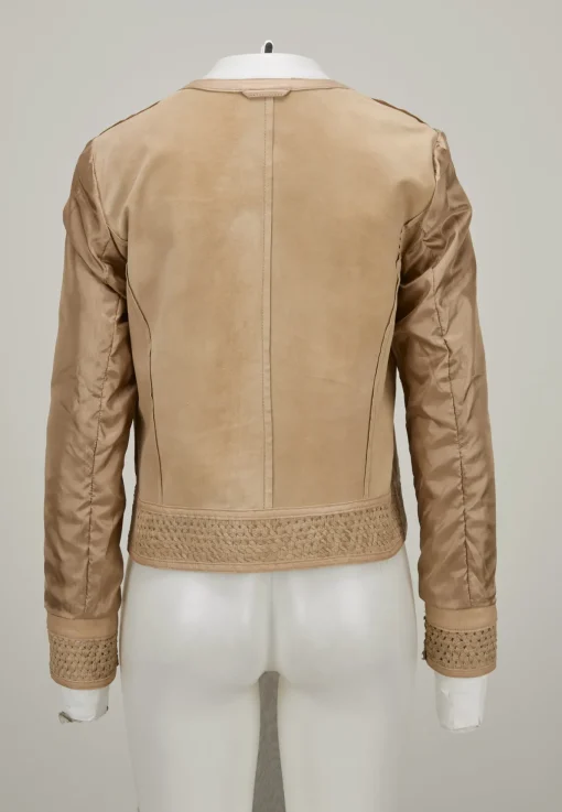 Damen Milestone Lederjacke