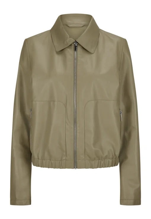 Damen Milestone Lederjacke
