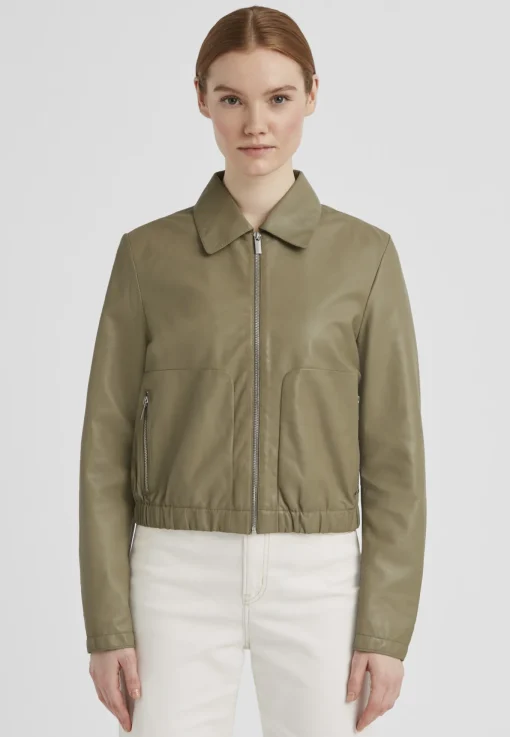 Damen Milestone Lederjacke