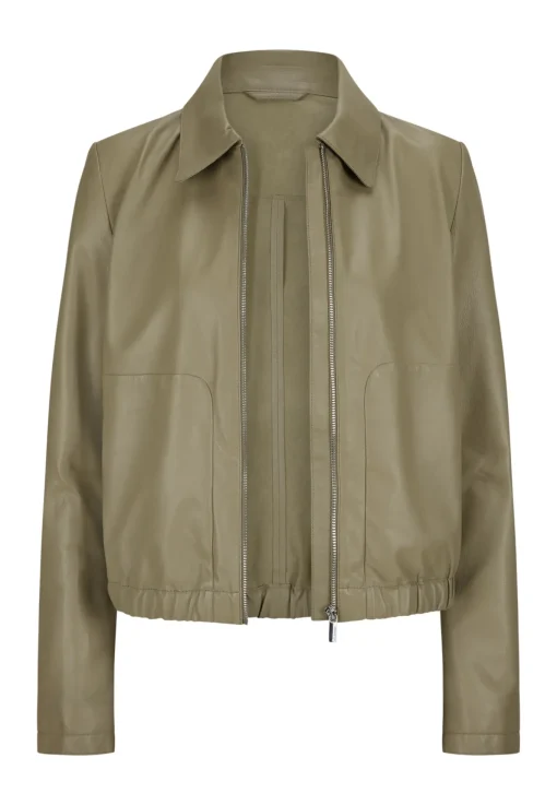 Damen Milestone Lederjacke