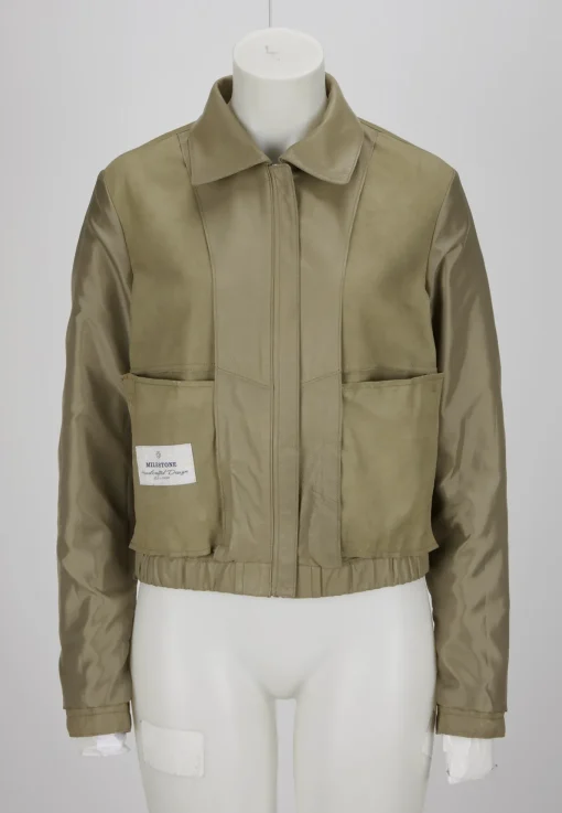 Damen Milestone Lederjacke