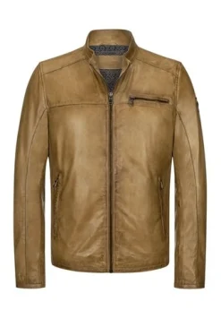 Herren Milestone Lederjacke