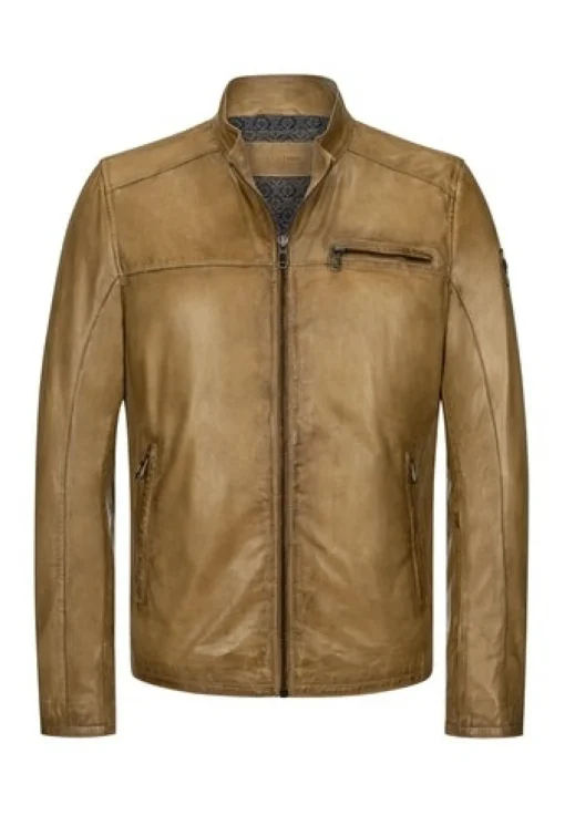 Herren Milestone Lederjacke