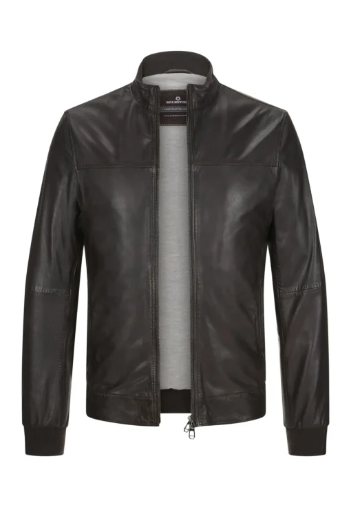 Herren Milestone Lederjacke