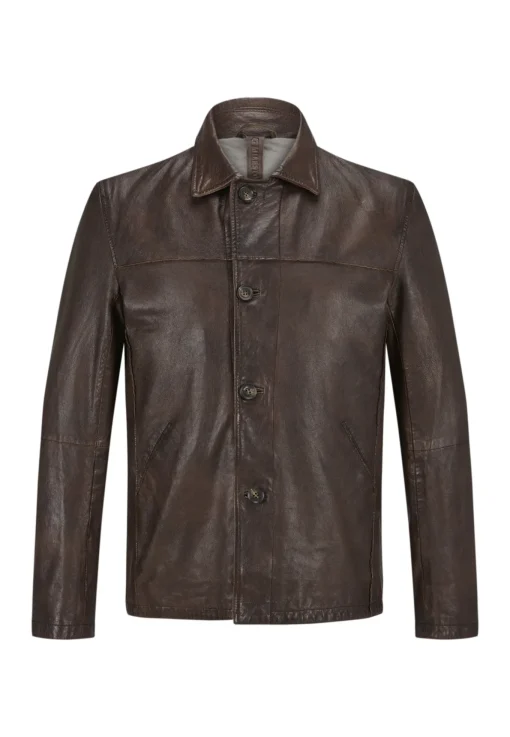 Herren Milestone Lederjacke