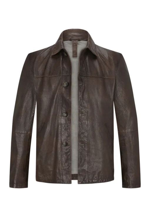 Herren Milestone Lederjacke