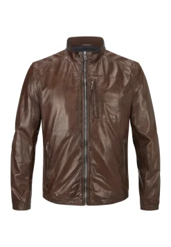 Herren Milestone Lederjacke