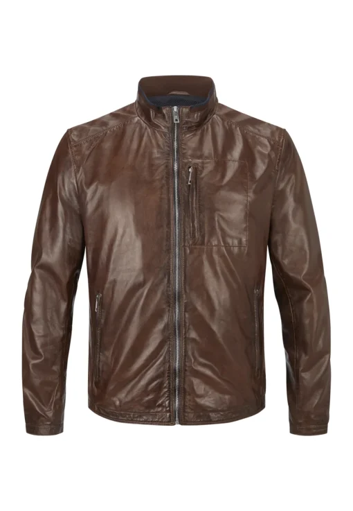 Herren Milestone Lederjacke