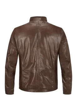 Herren Milestone Lederjacke