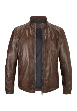 Herren Milestone Lederjacke